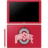 Ohio State University Buckeyes Red Logo Galaxy Book 12in Skin